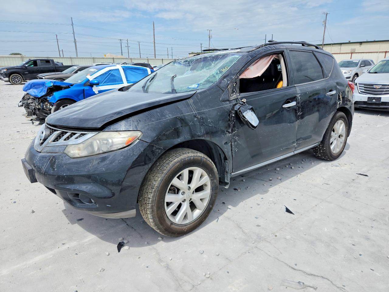 2011 Nissan Murano S Black vin: JN8AZ1MU4BW065144