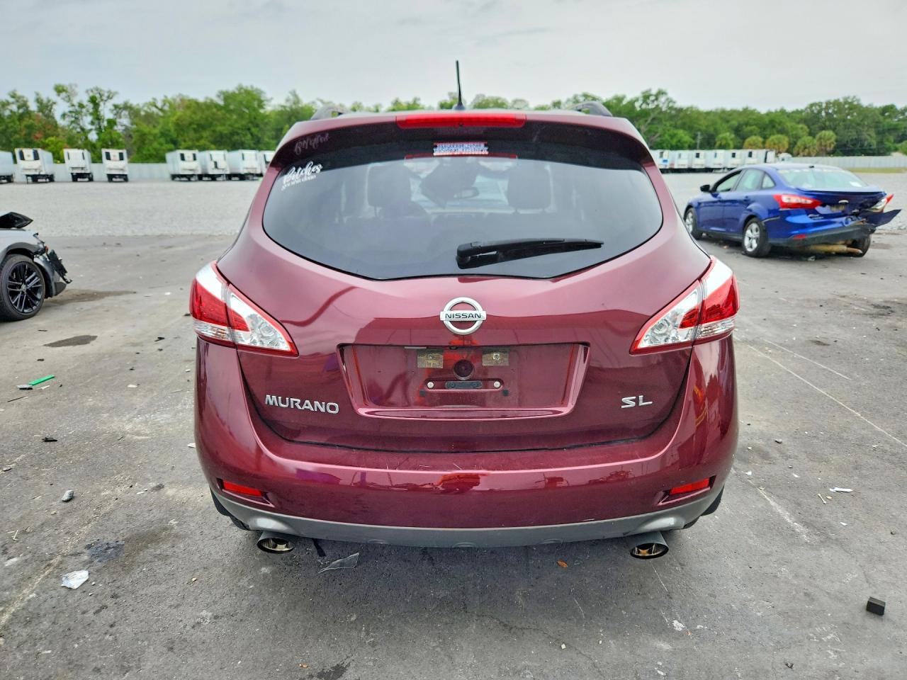 2012 Nissan Murano S Maroon vin: JN8AZ1MU4CW106258