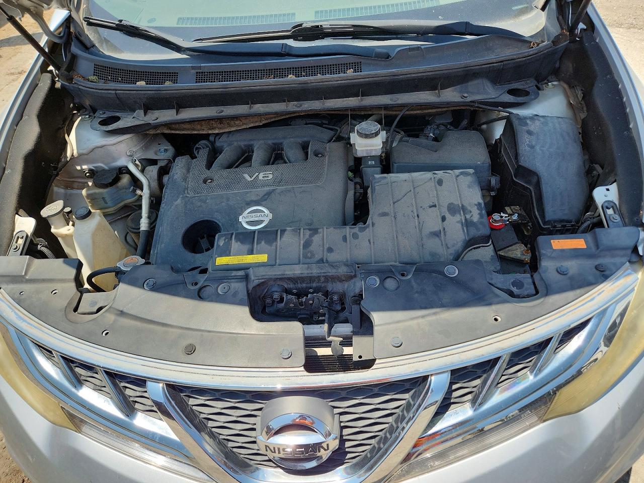2012 Nissan Murano S Silver vin: JN8AZ1MU4CW115350
