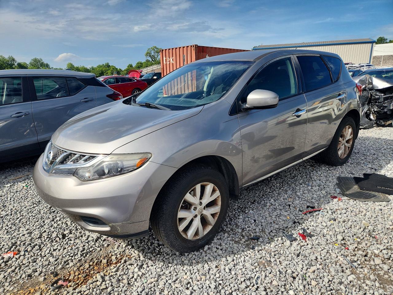 2012 Nissan Murano S Серый vin: JN8AZ1MU4CW115400