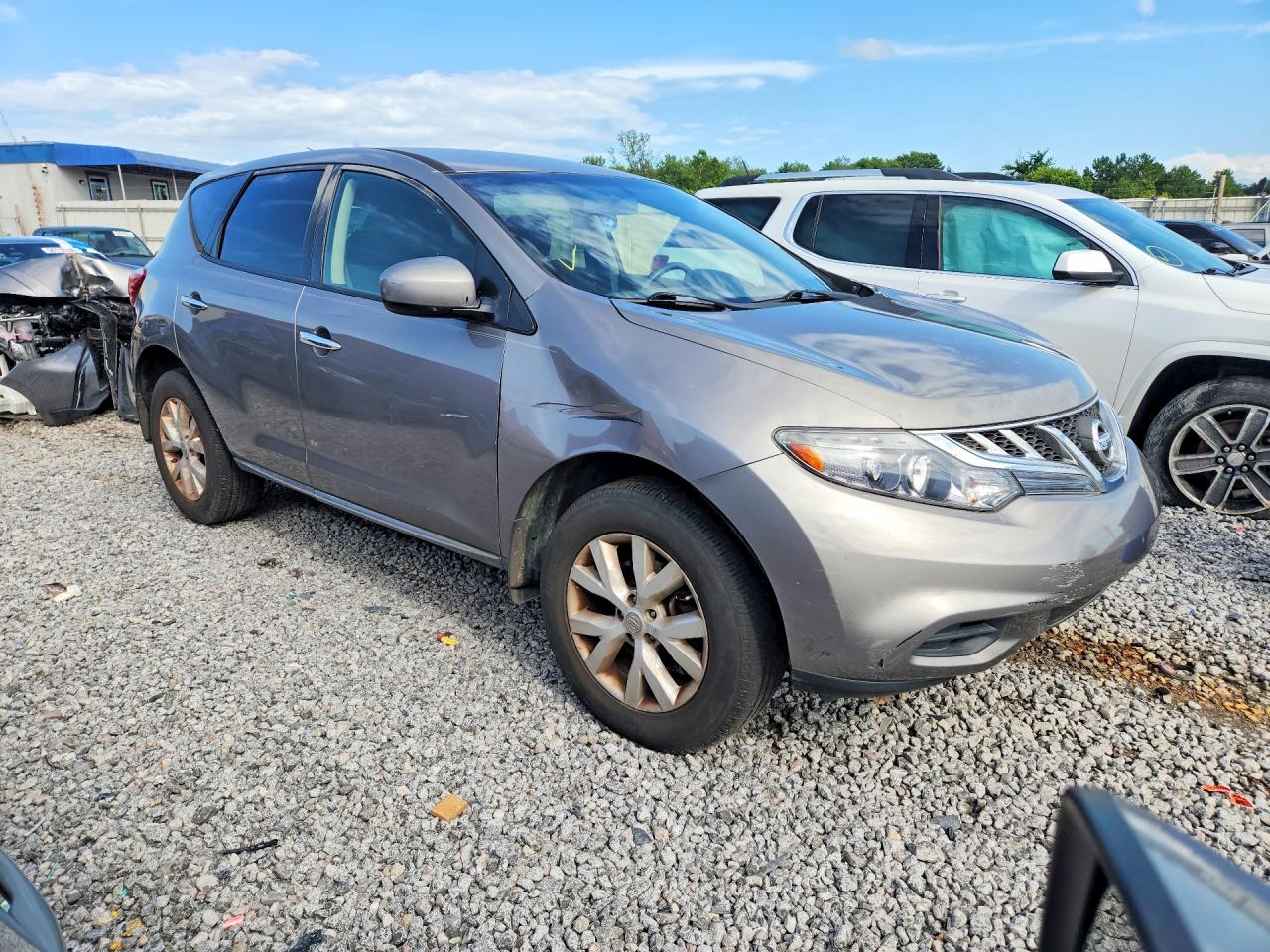 2012 Nissan Murano S Серый vin: JN8AZ1MU4CW115400