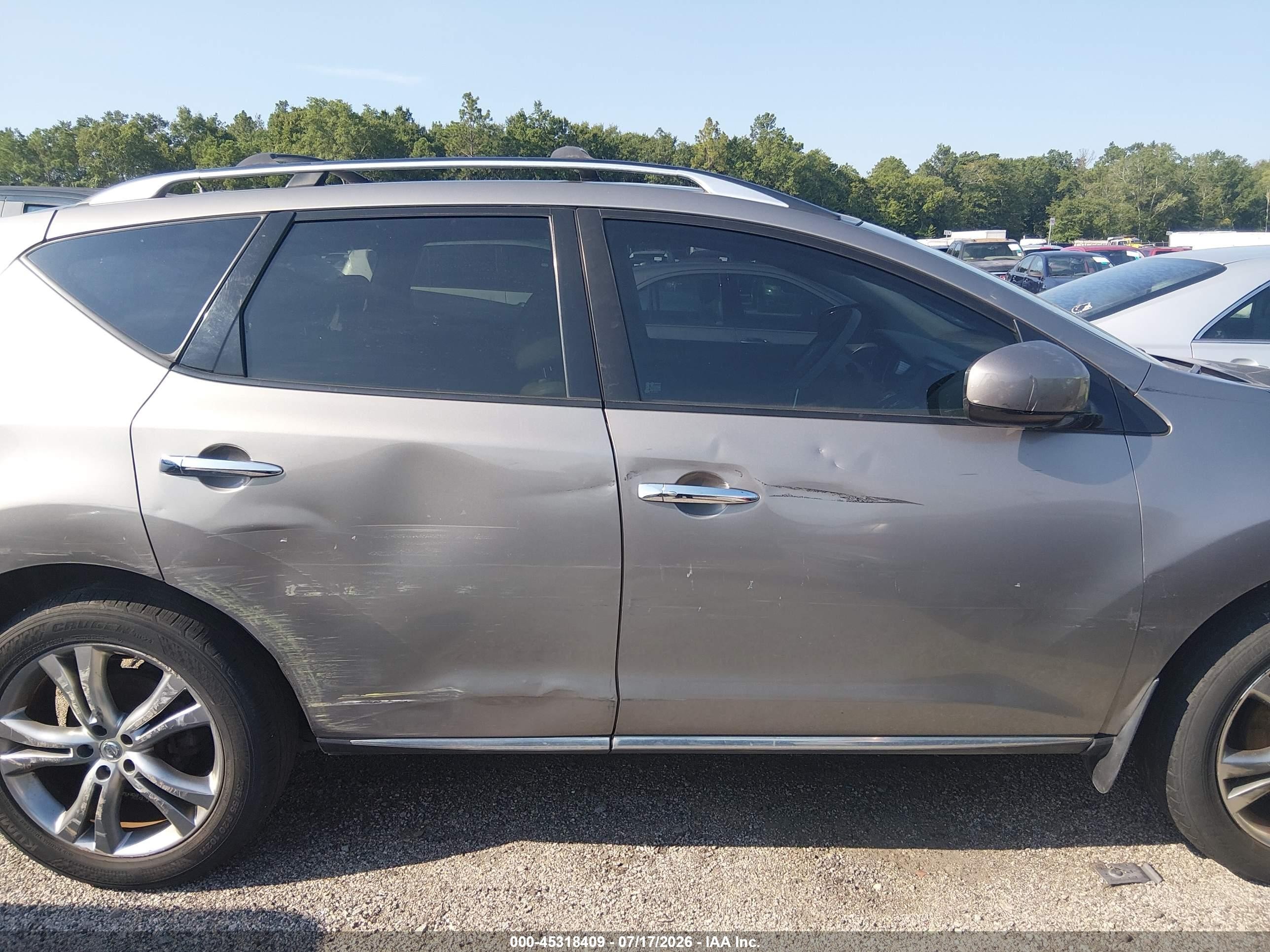 2012 Nissan Murano Le Бежевый vin: JN8AZ1MU4CW117454