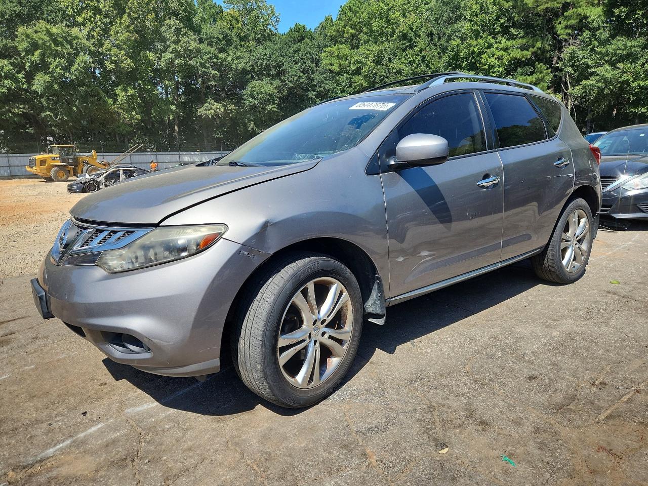 2012 Nissan Murano S Gray vin: JN8AZ1MU4CW117454