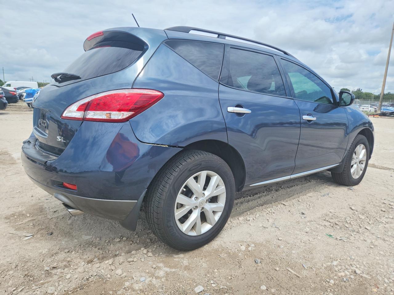 2013 Nissan Murano S Blue vin: JN8AZ1MU4DW201839