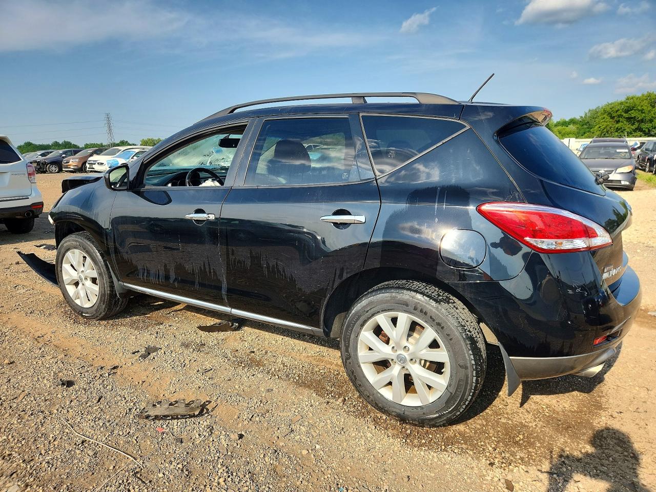 2013 Nissan Murano S Black vin: JN8AZ1MU4DW202506
