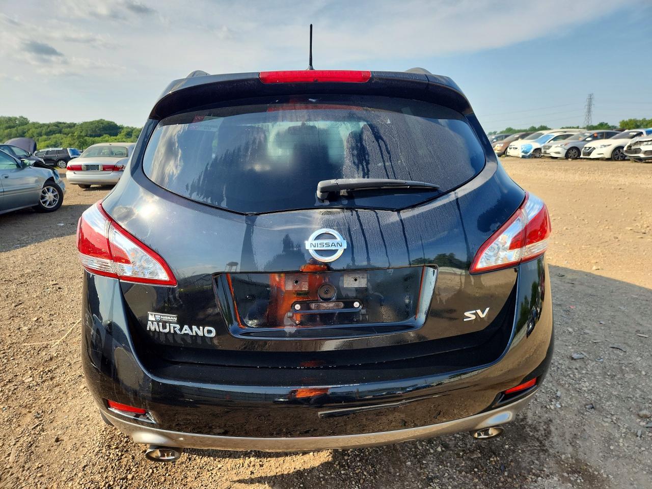 2013 Nissan Murano S Black vin: JN8AZ1MU4DW202506