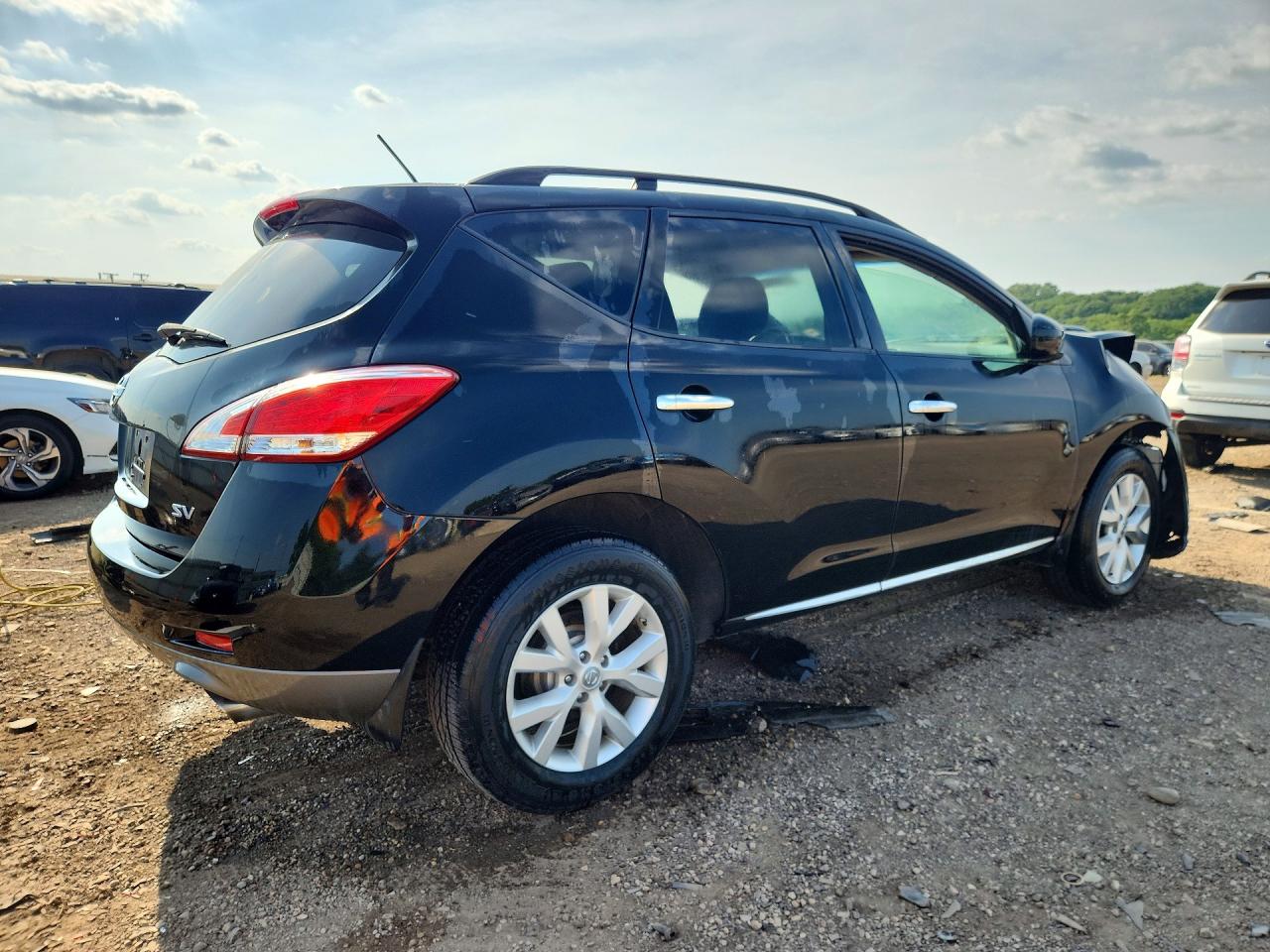 2013 Nissan Murano S Black vin: JN8AZ1MU4DW202506