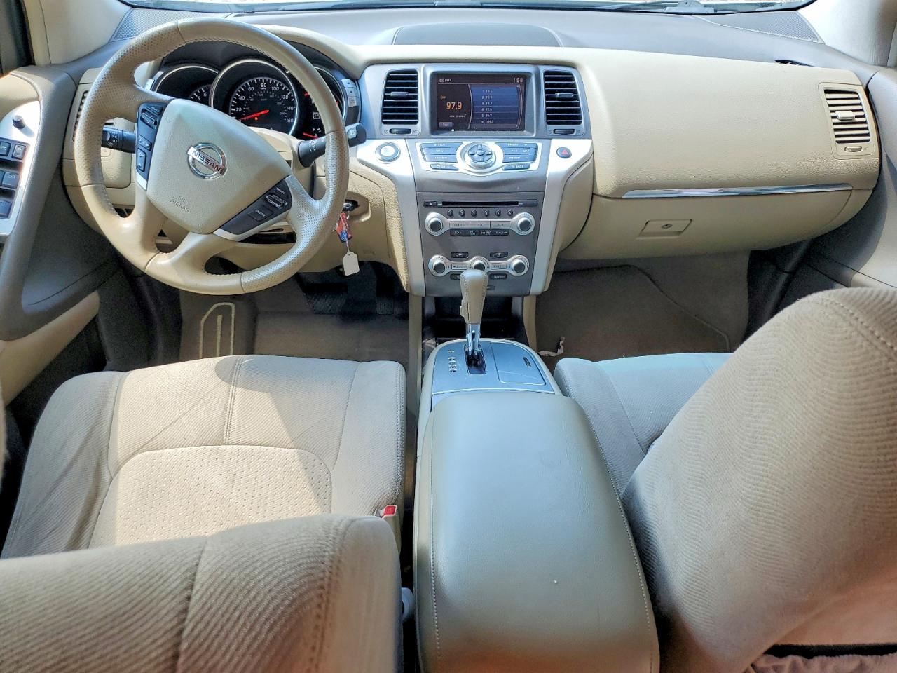 2013 Nissan Murano S White vin: JN8AZ1MU4DW203882