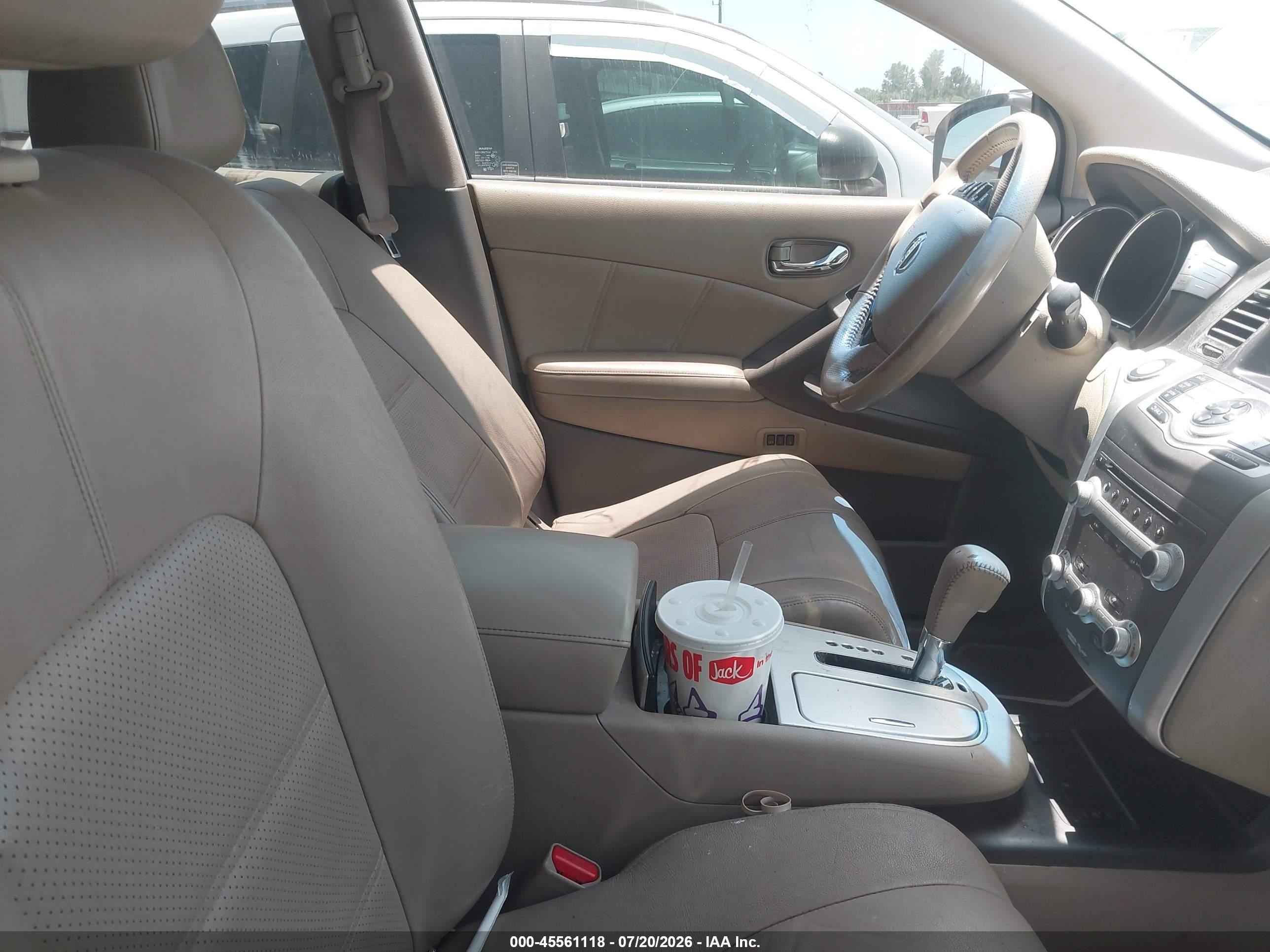 2013 Nissan Murano Sl Brown vin: JN8AZ1MU4DW207043