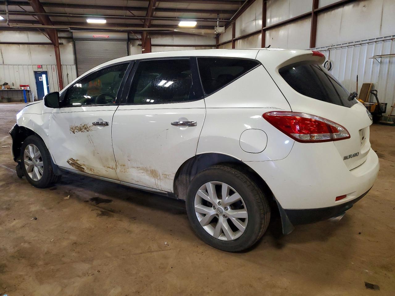 2013 Nissan Murano S White vin: JN8AZ1MU4DW207897