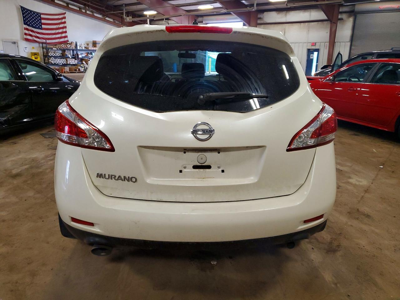 2013 Nissan Murano S White vin: JN8AZ1MU4DW207897