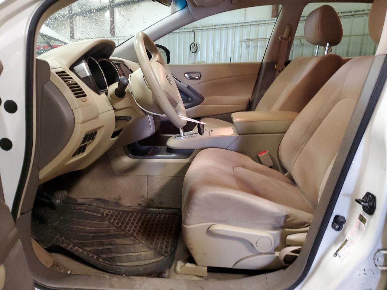 2013 Nissan Murano S White vin: JN8AZ1MU4DW207897
