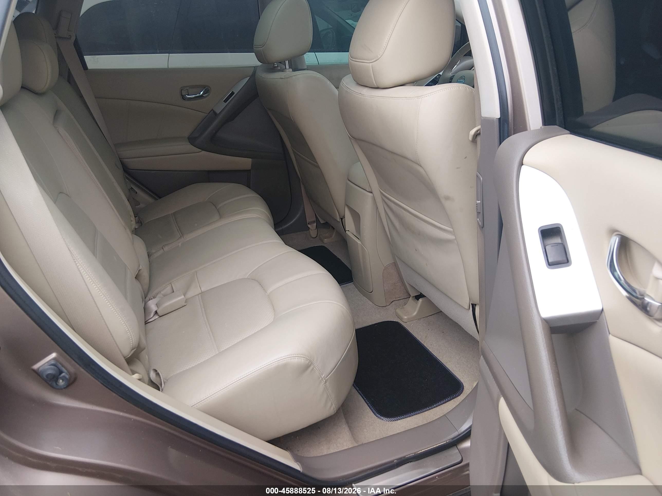 2013 Nissan Murano Sl Brown vin: JN8AZ1MU4DW208063