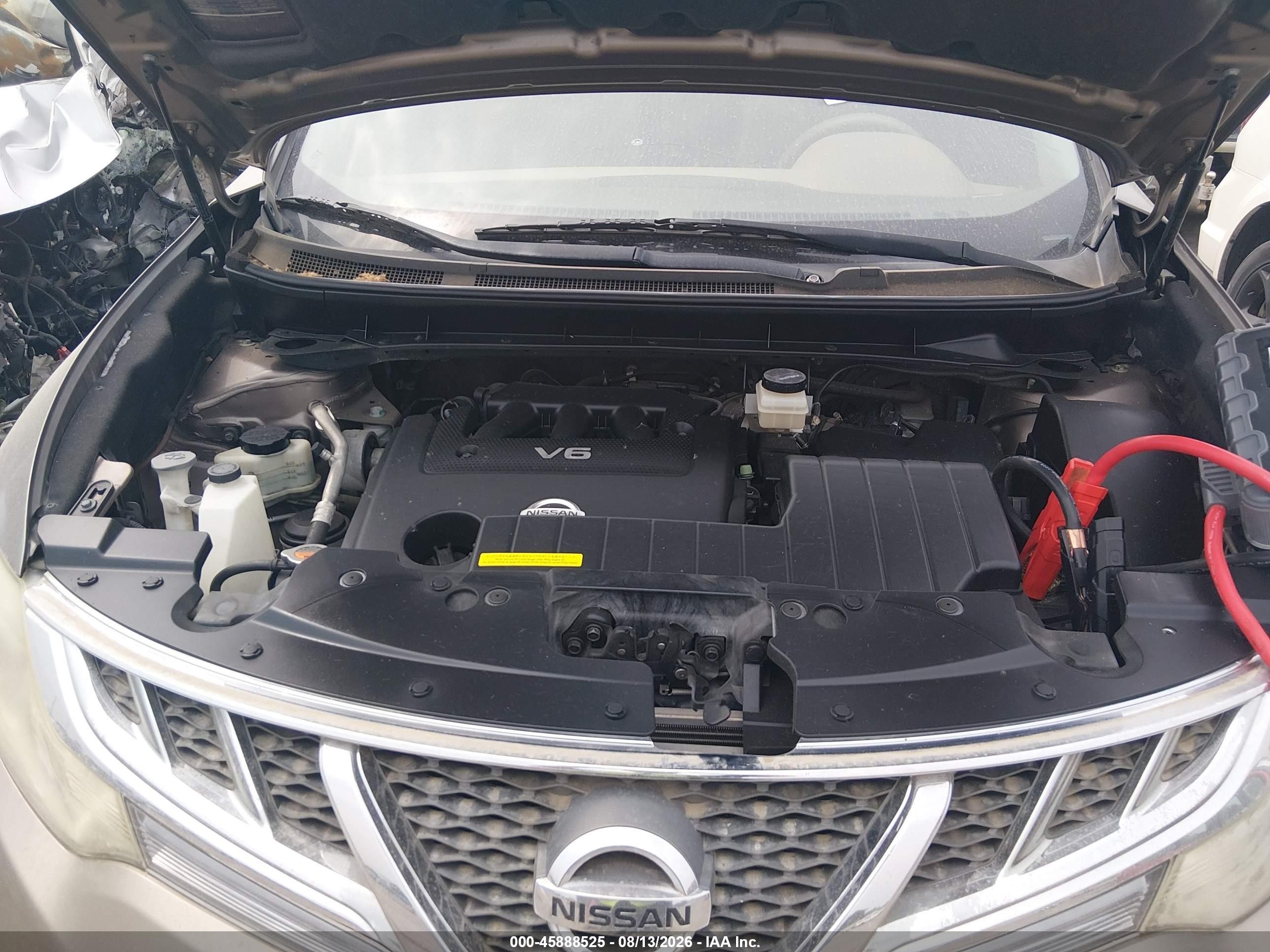 2013 Nissan Murano Sl Brown vin: JN8AZ1MU4DW208063