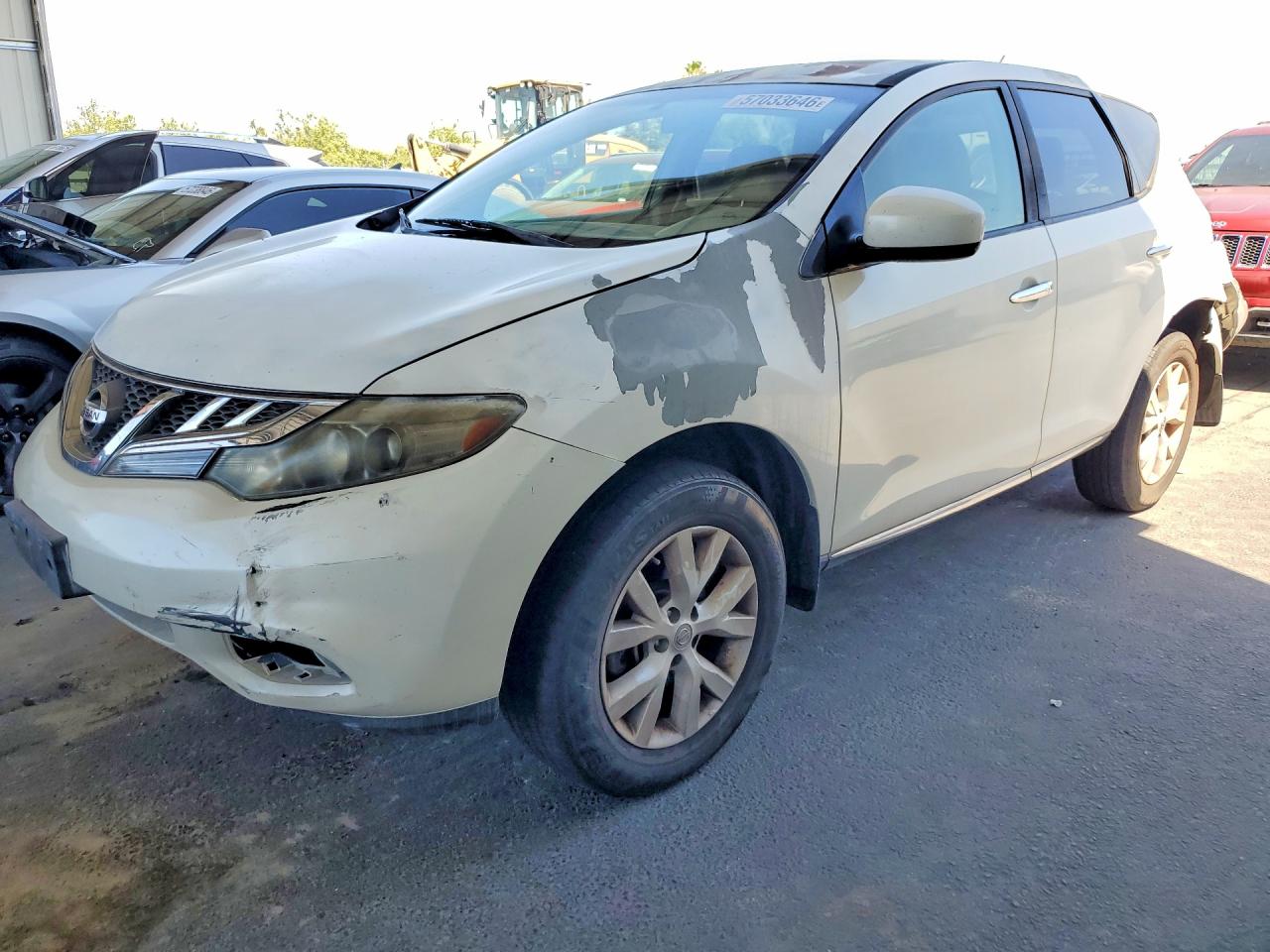 2013 Nissan Murano S/sl/le White vin: JN8AZ1MU4DW209892