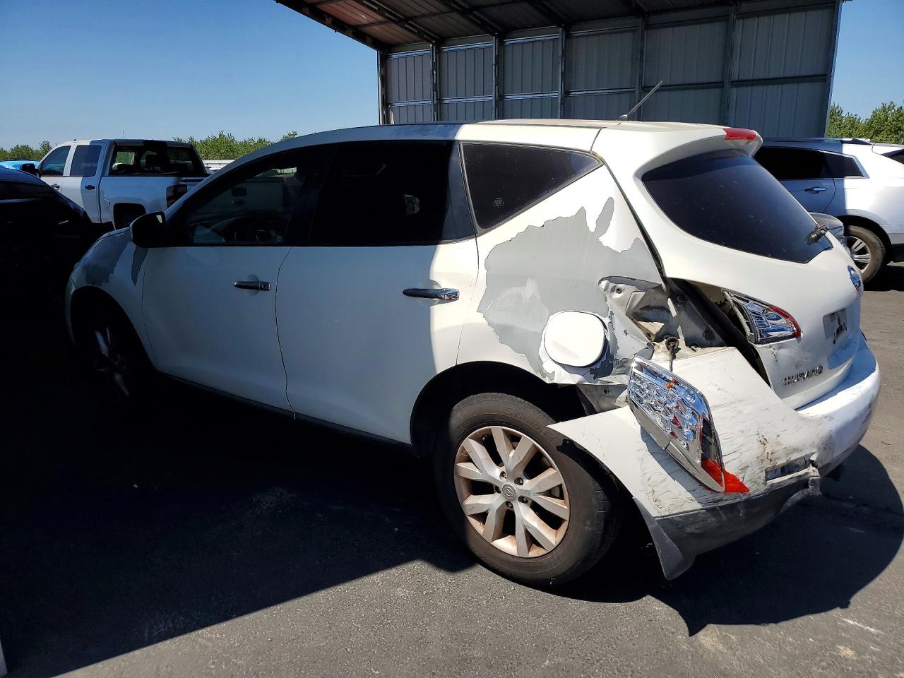 2013 Nissan Murano S/sl/le White vin: JN8AZ1MU4DW209892