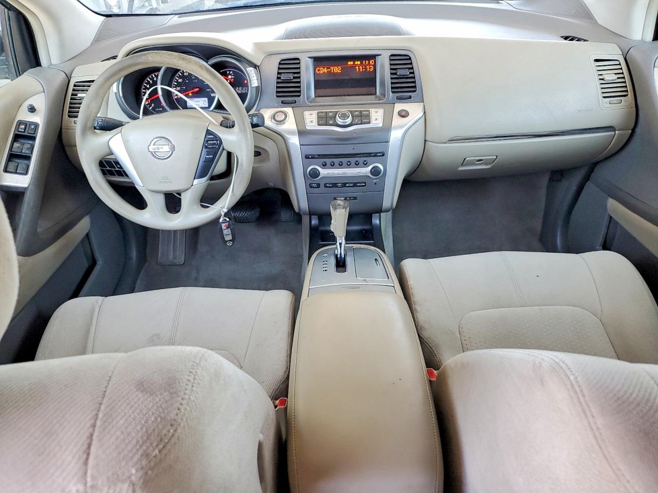 2013 Nissan Murano S/sl/le White vin: JN8AZ1MU4DW209892