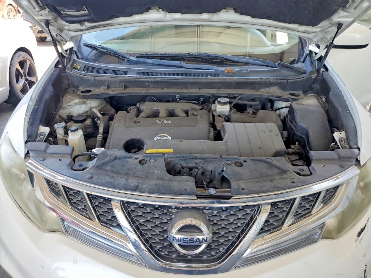2013 Nissan Murano S/sl/le White vin: JN8AZ1MU4DW209892