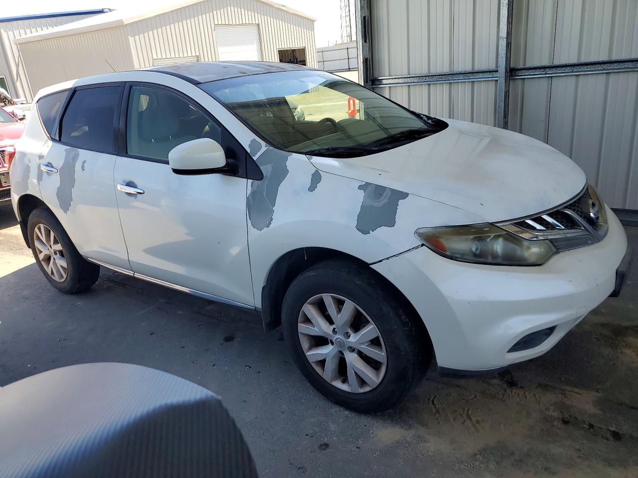 2013 Nissan Murano S/sl/le White vin: JN8AZ1MU4DW209892