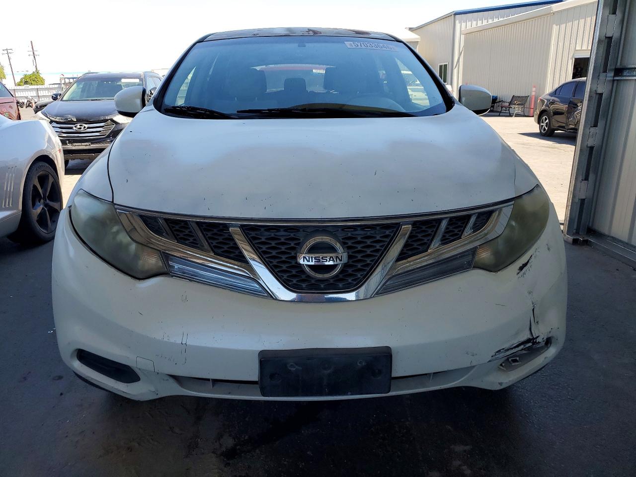 2013 Nissan Murano S/sl/le White vin: JN8AZ1MU4DW209892