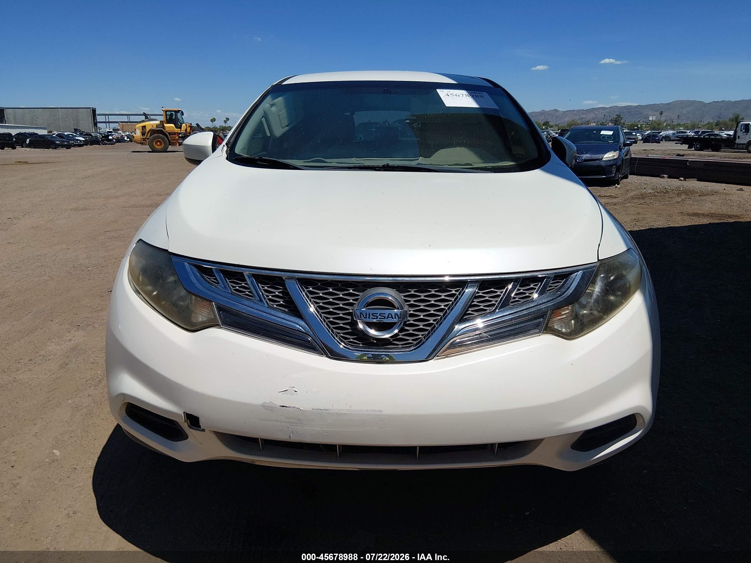 2013 Nissan Murano S Cream vin: JN8AZ1MU4DW210119