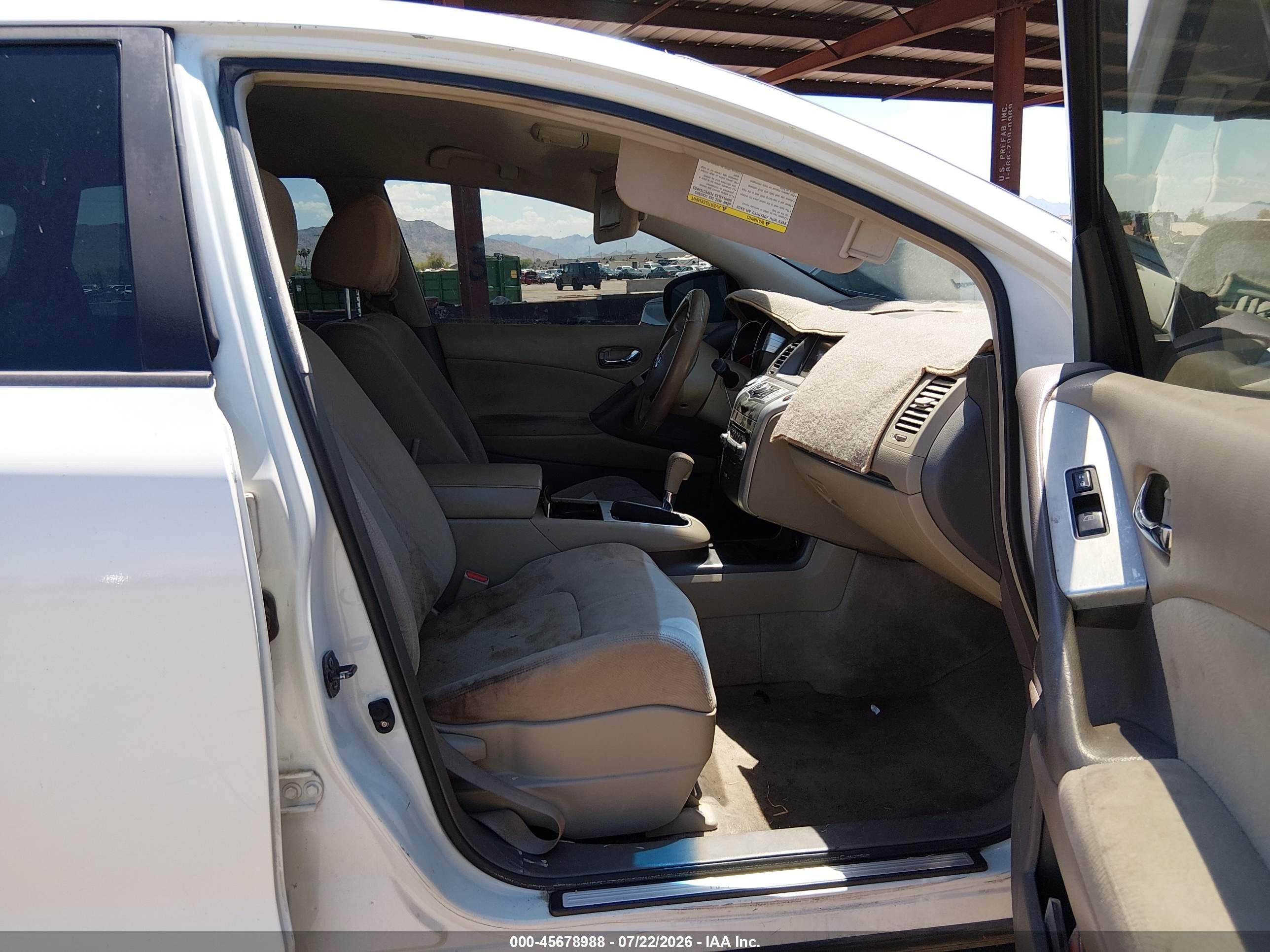 2013 Nissan Murano S Cream vin: JN8AZ1MU4DW210119