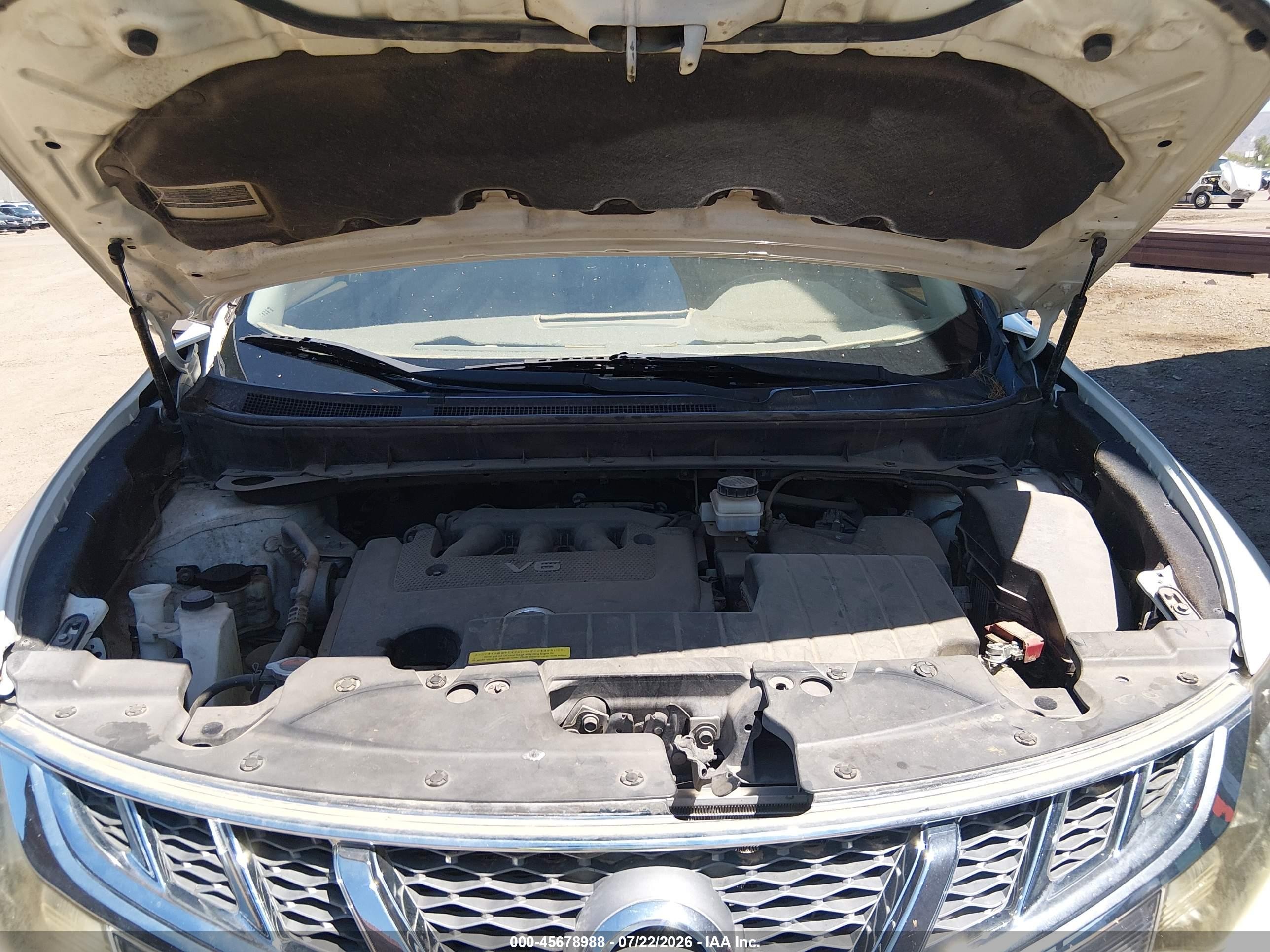 2013 Nissan Murano S Cream vin: JN8AZ1MU4DW210119