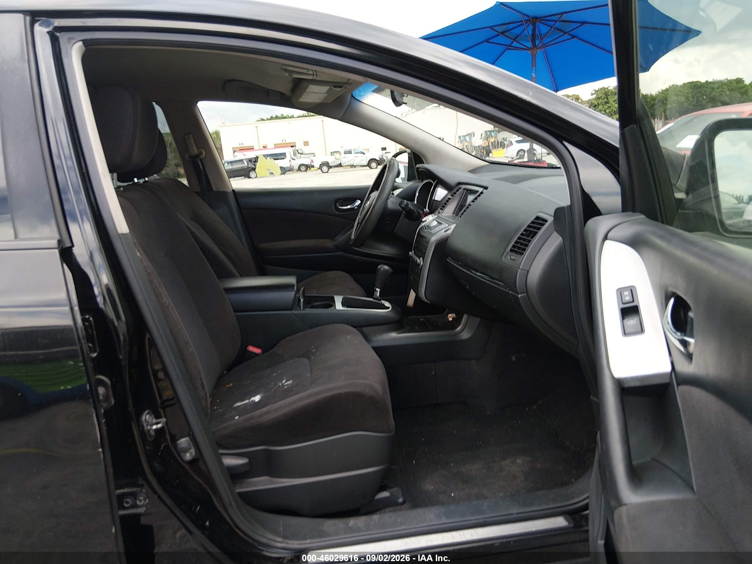 2013 Nissan Murano S Black vin: JN8AZ1MU4DW213408