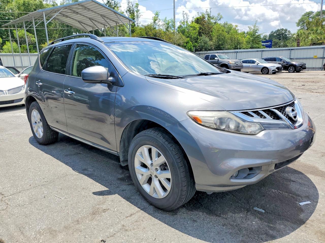 2013 Nissan Murano S Gray vin: JN8AZ1MU4DW213960