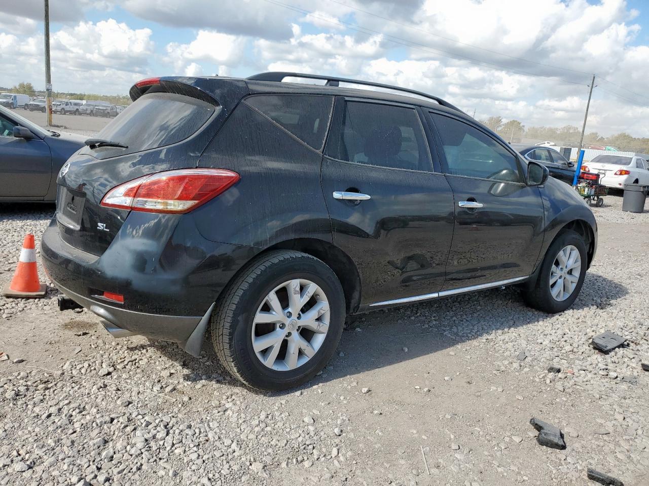 2014 Nissan Murano S Black vin: JN8AZ1MU4EW408099