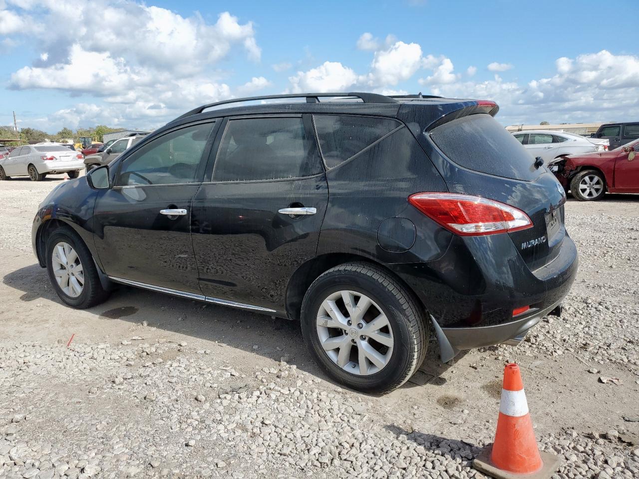 2014 Nissan Murano S Black vin: JN8AZ1MU4EW408099