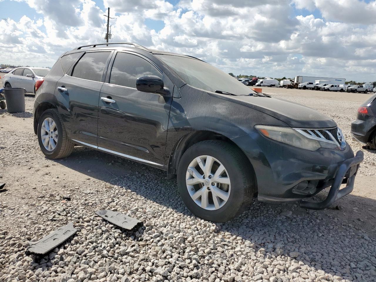 2014 Nissan Murano S Black vin: JN8AZ1MU4EW408099