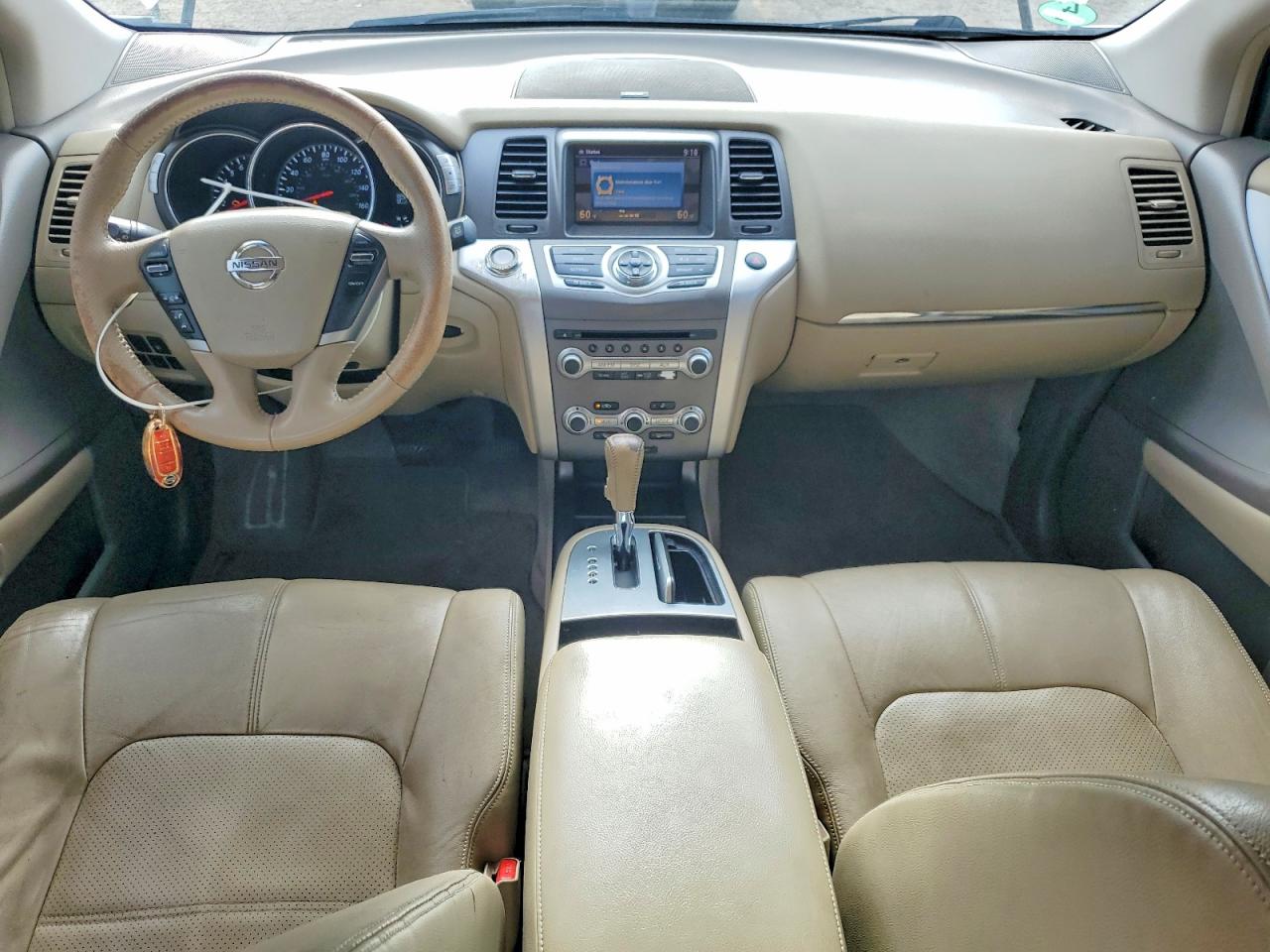 2014 Nissan Murano S White vin: JN8AZ1MU4EW415747