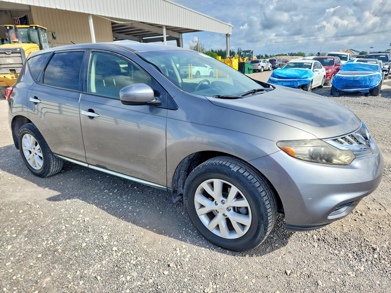2014 Nissan Murano S Gray vin: JN8AZ1MU4EW421659