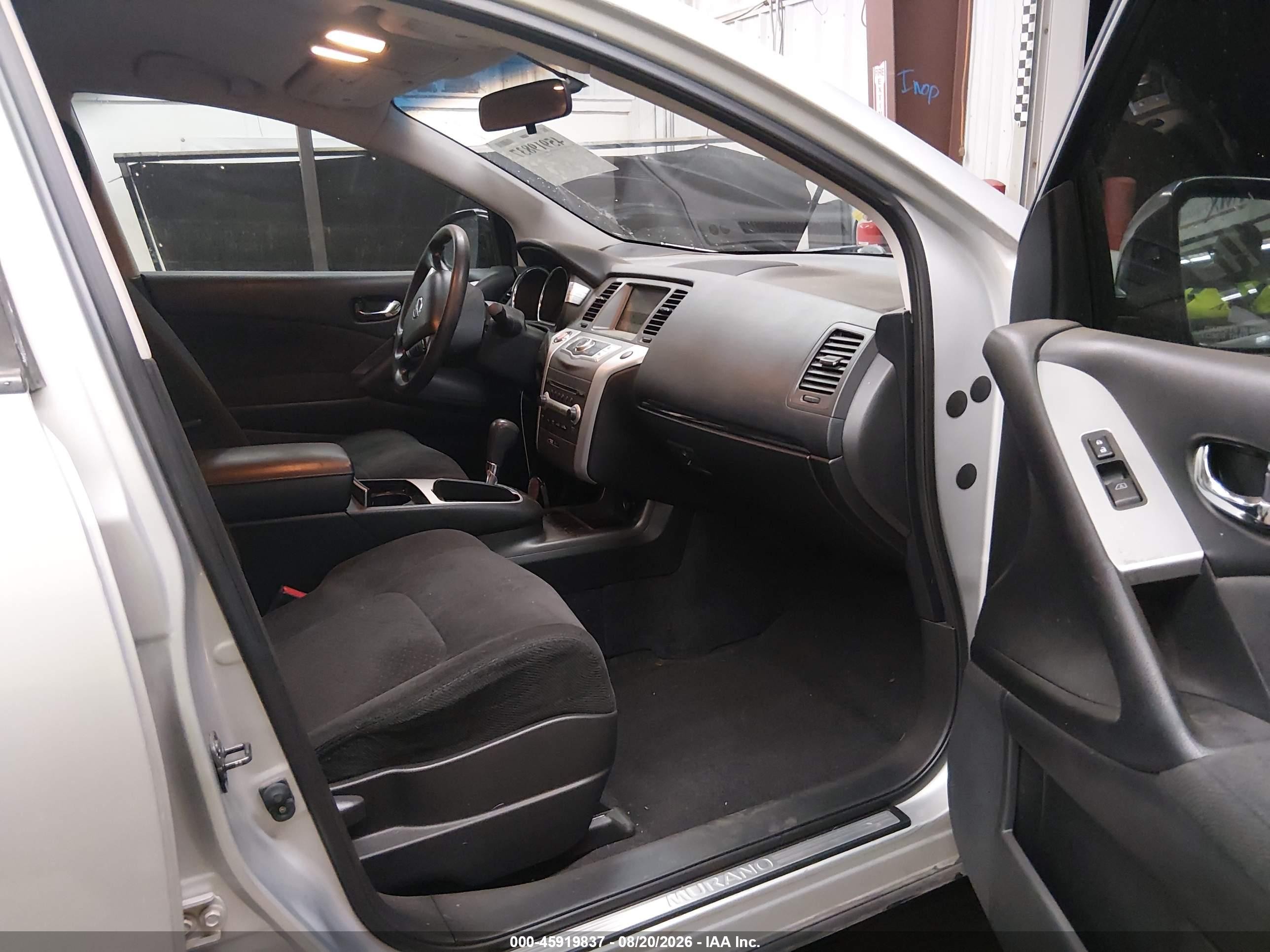 2014 Nissan Murano S Silver vin: JN8AZ1MU4EW422150