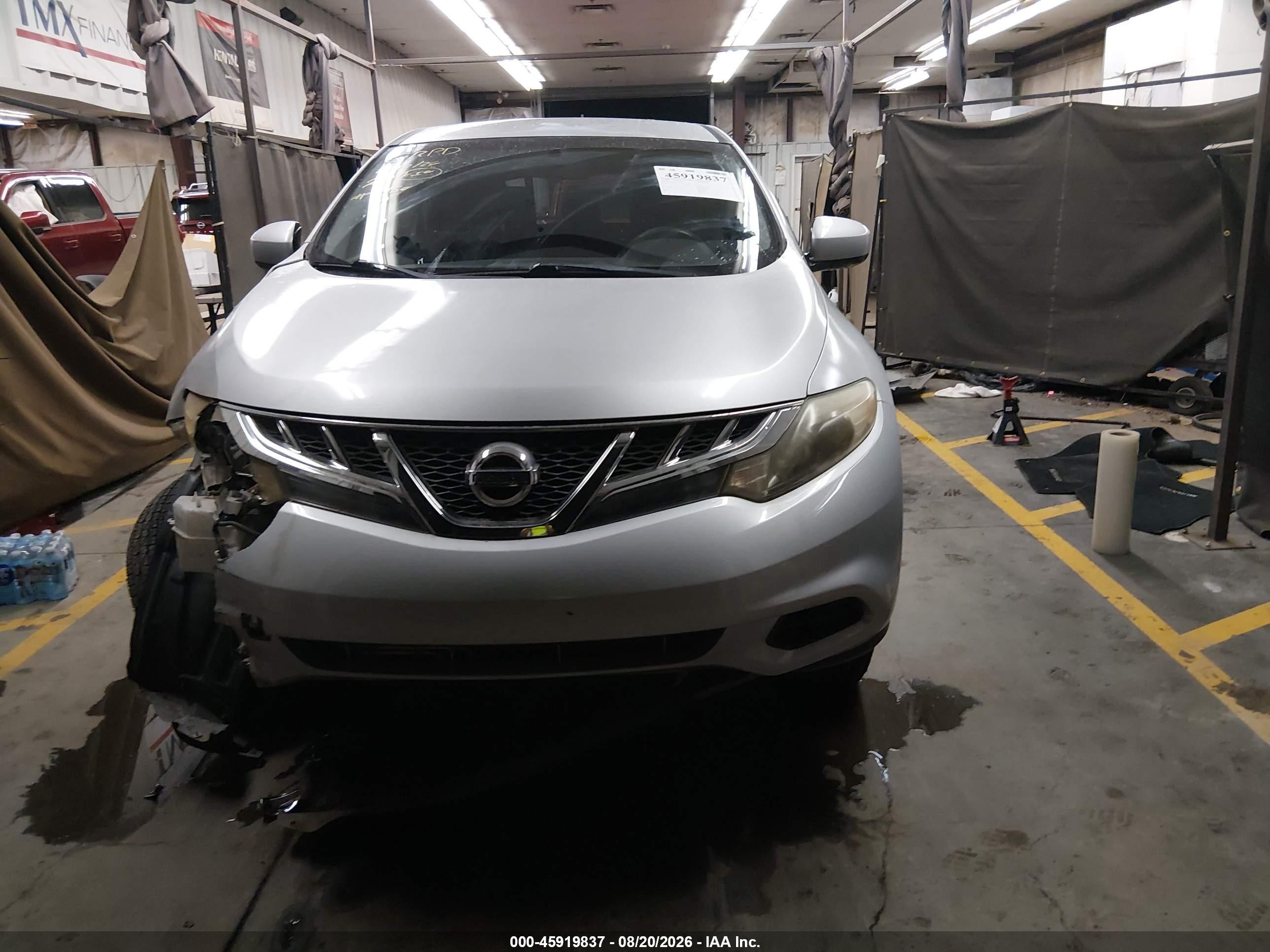 2014 Nissan Murano S Silver vin: JN8AZ1MU4EW422150