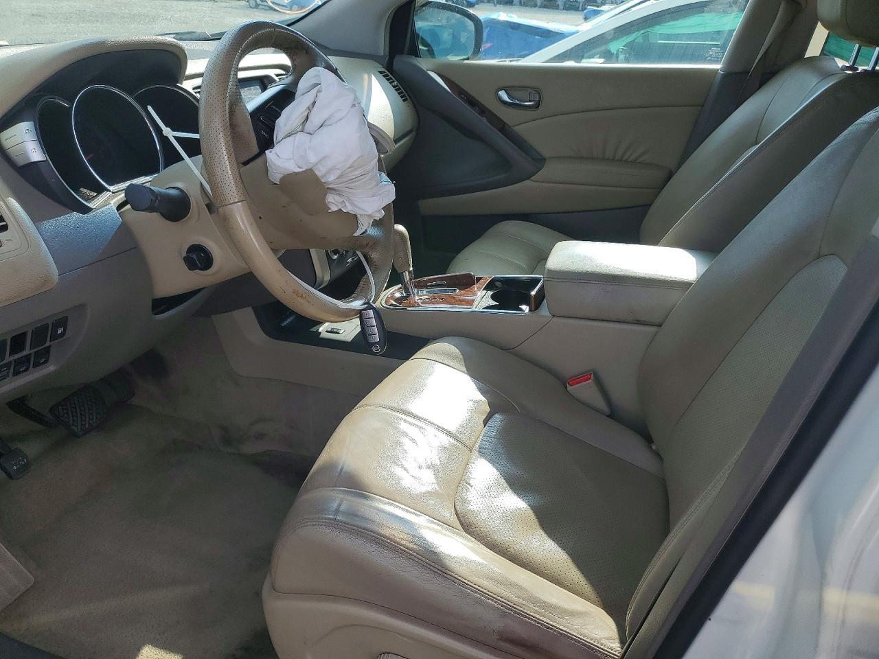 2010 Nissan Murano S White vin: JN8AZ1MU5AW013682