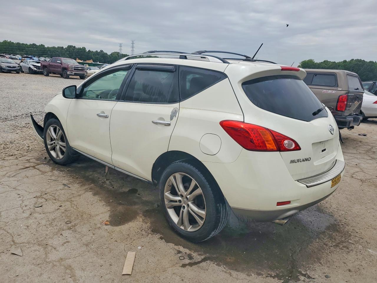 2010 Nissan Murano S White vin: JN8AZ1MU5AW013682