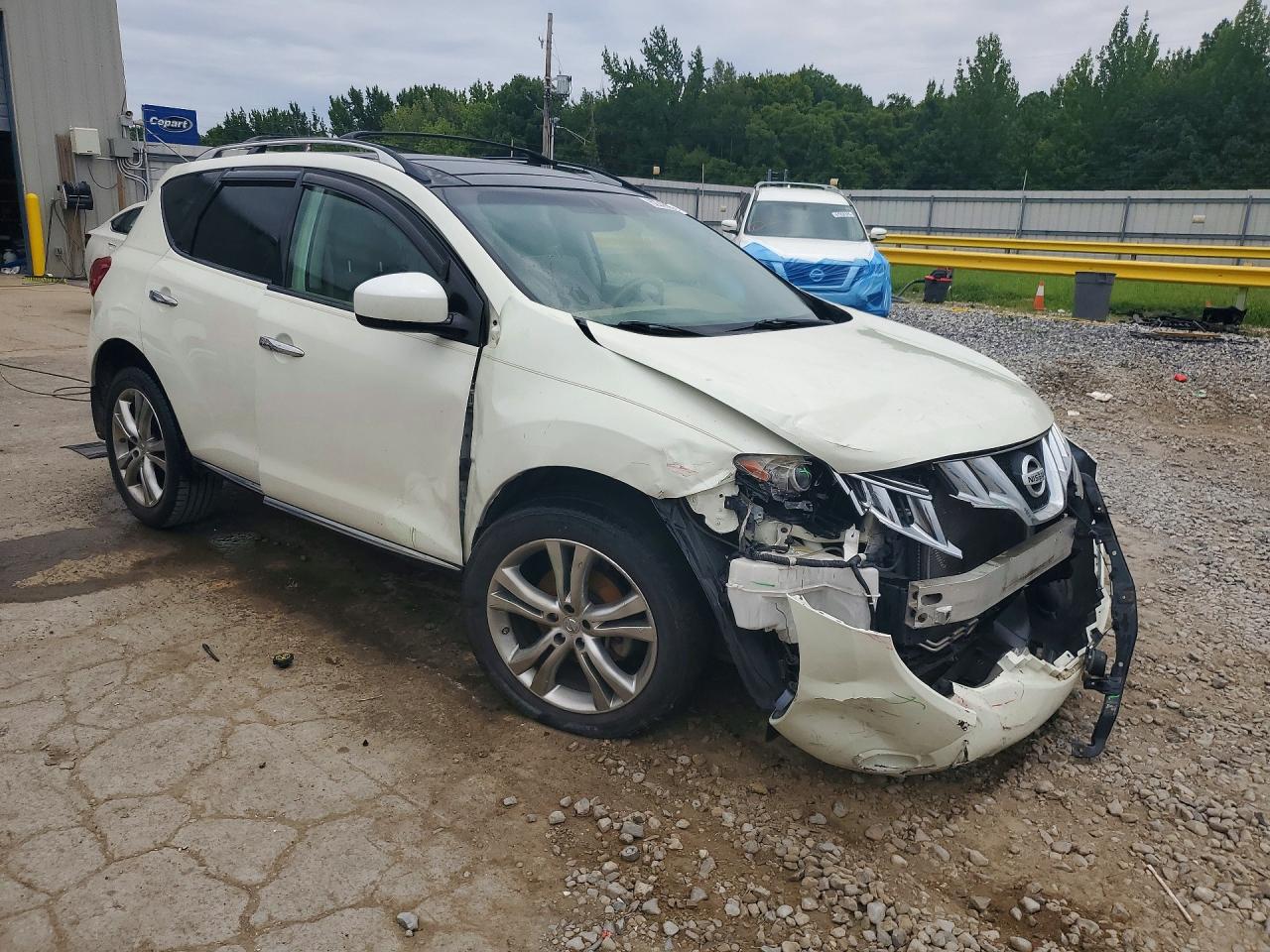 2010 Nissan Murano S White vin: JN8AZ1MU5AW013682