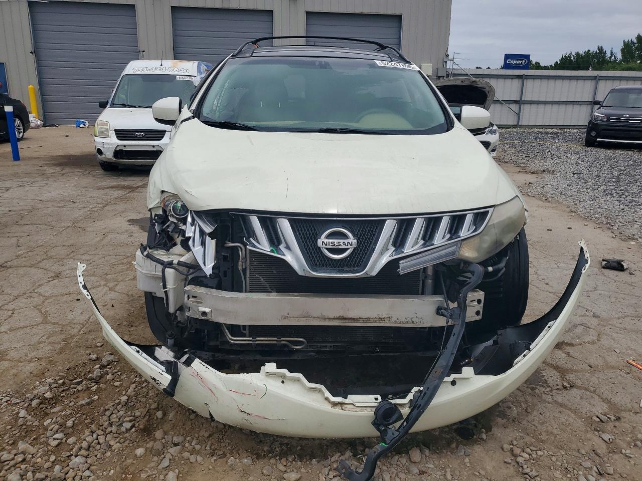 2010 Nissan Murano S White vin: JN8AZ1MU5AW013682