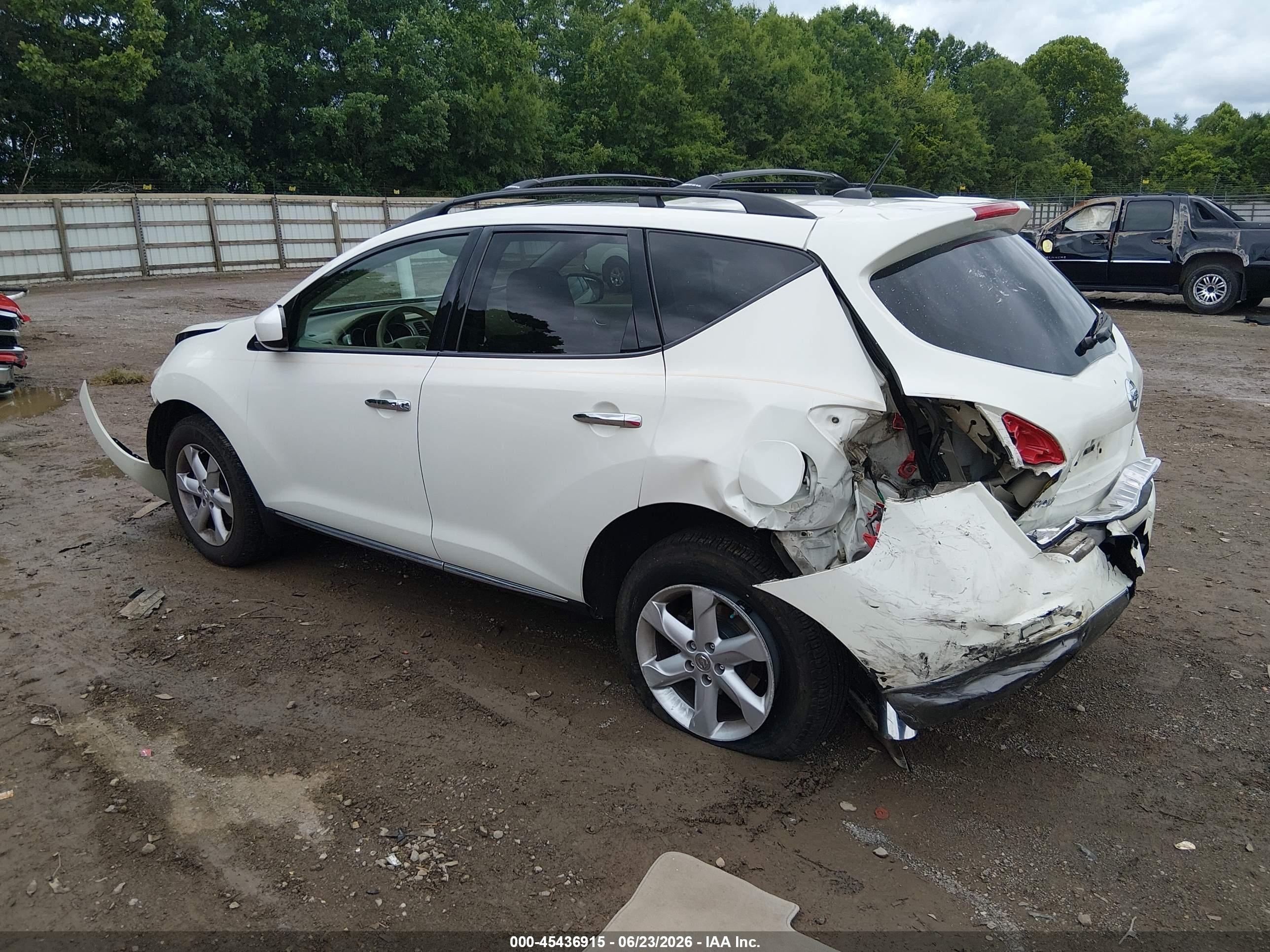 2010 Nissan Murano Sl Белый vin: JN8AZ1MU5AW018879
