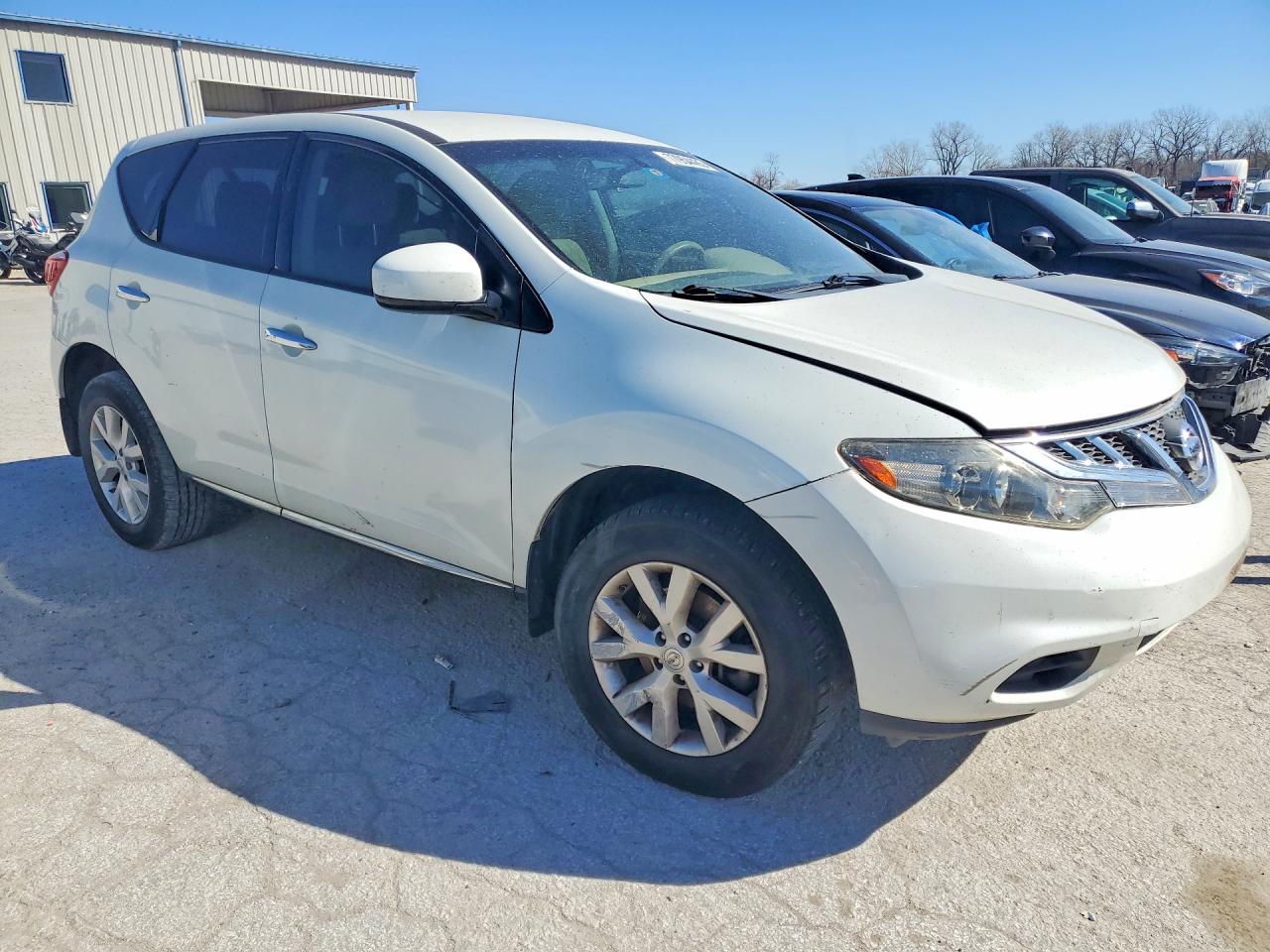 2011 Nissan Murano S White vin: JN8AZ1MU5BW056520