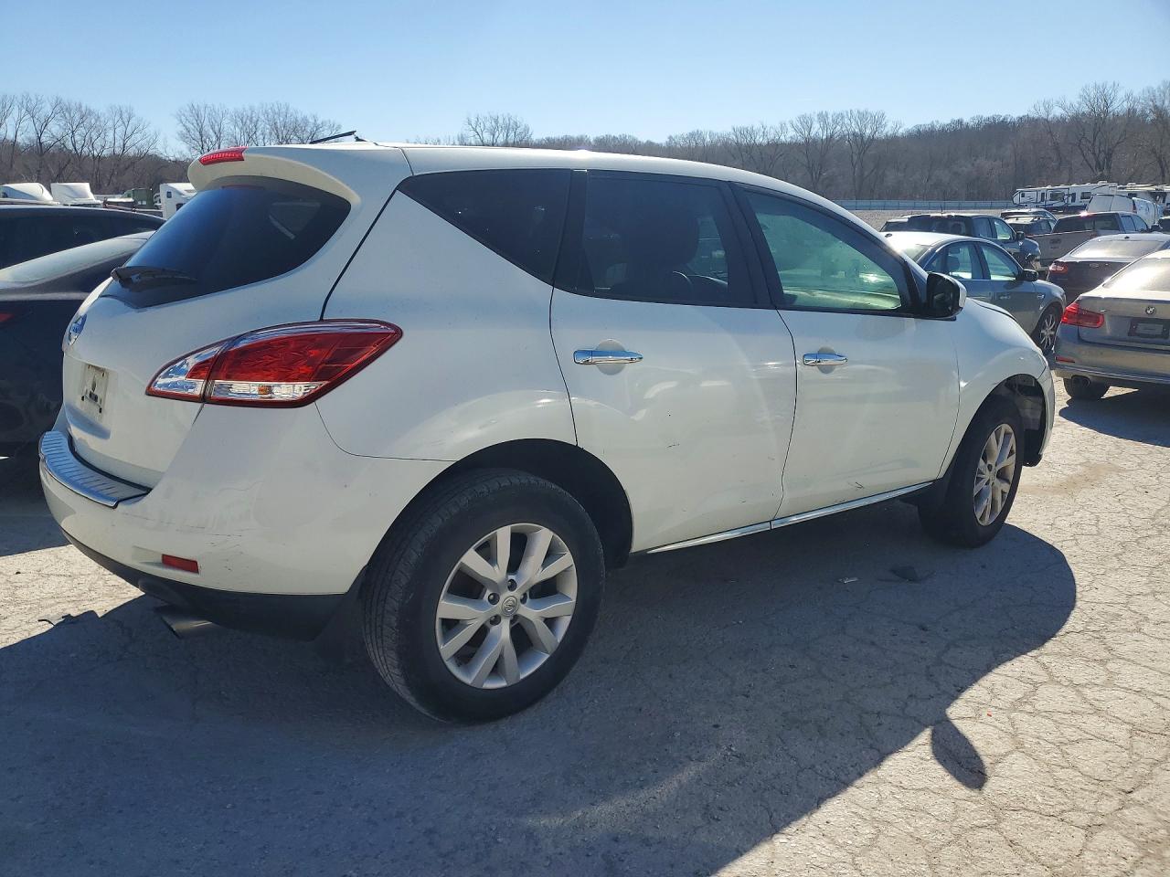 2011 Nissan Murano S White vin: JN8AZ1MU5BW056520