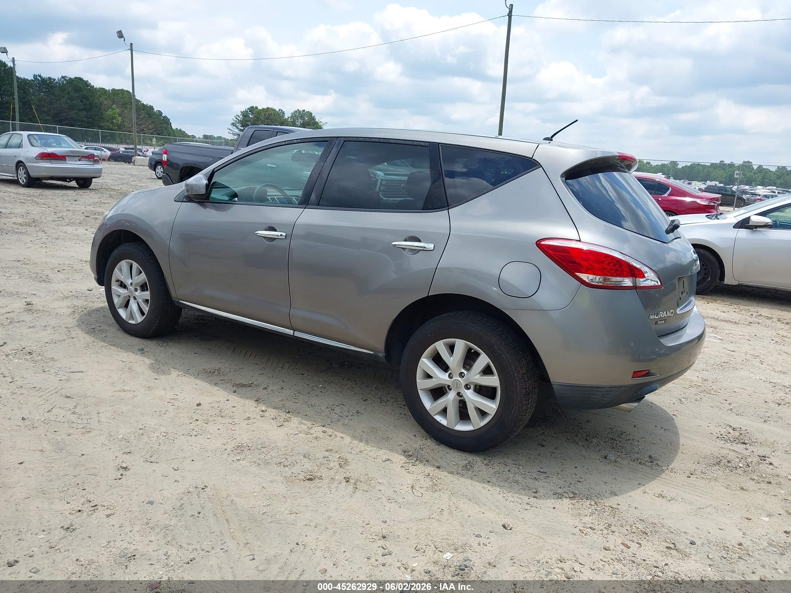 2011 Nissan Murano S Gray vin: JN8AZ1MU5BW056677