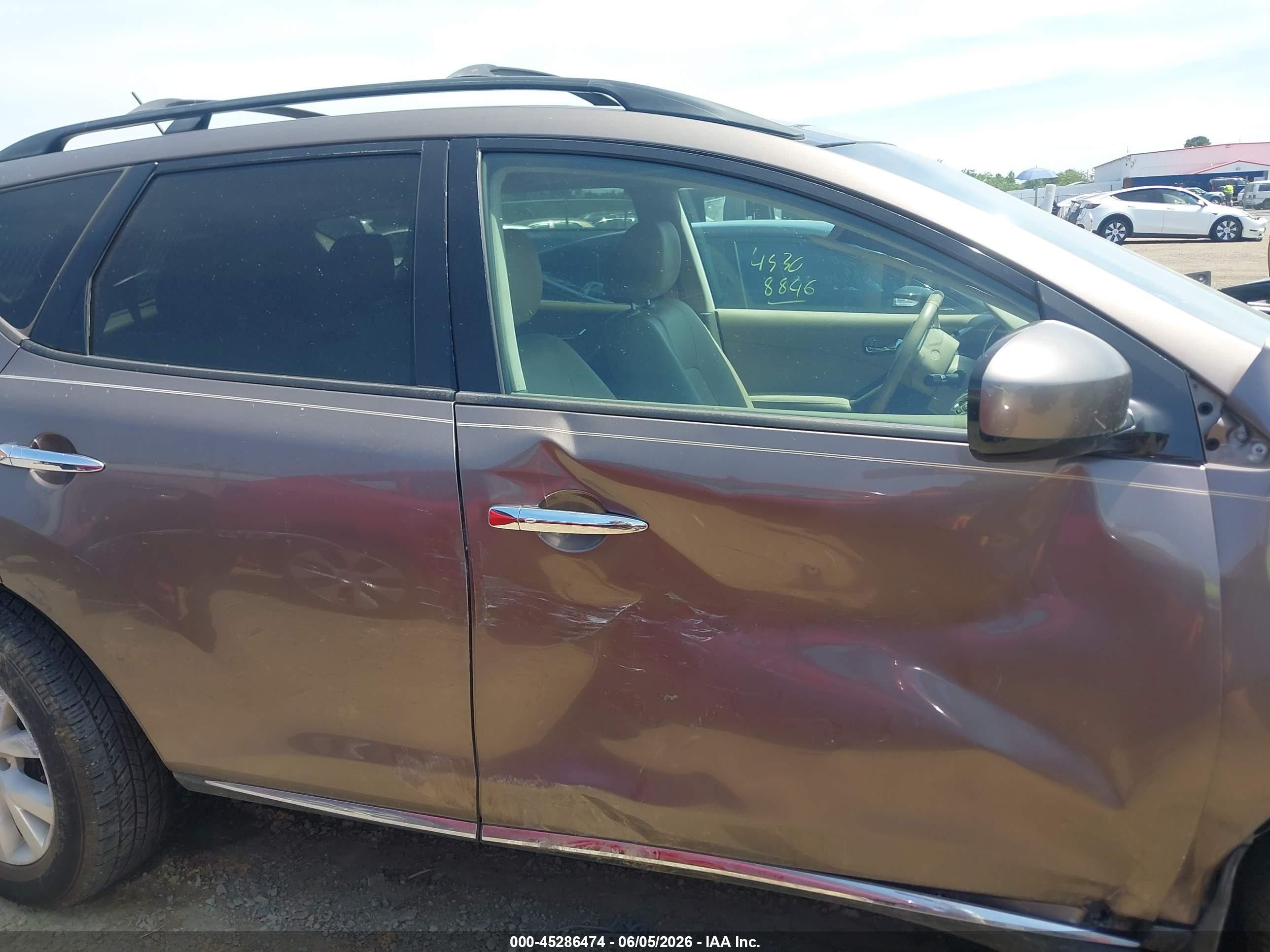 2011 Nissan Murano Sv Gray vin: JN8AZ1MU5BW064181