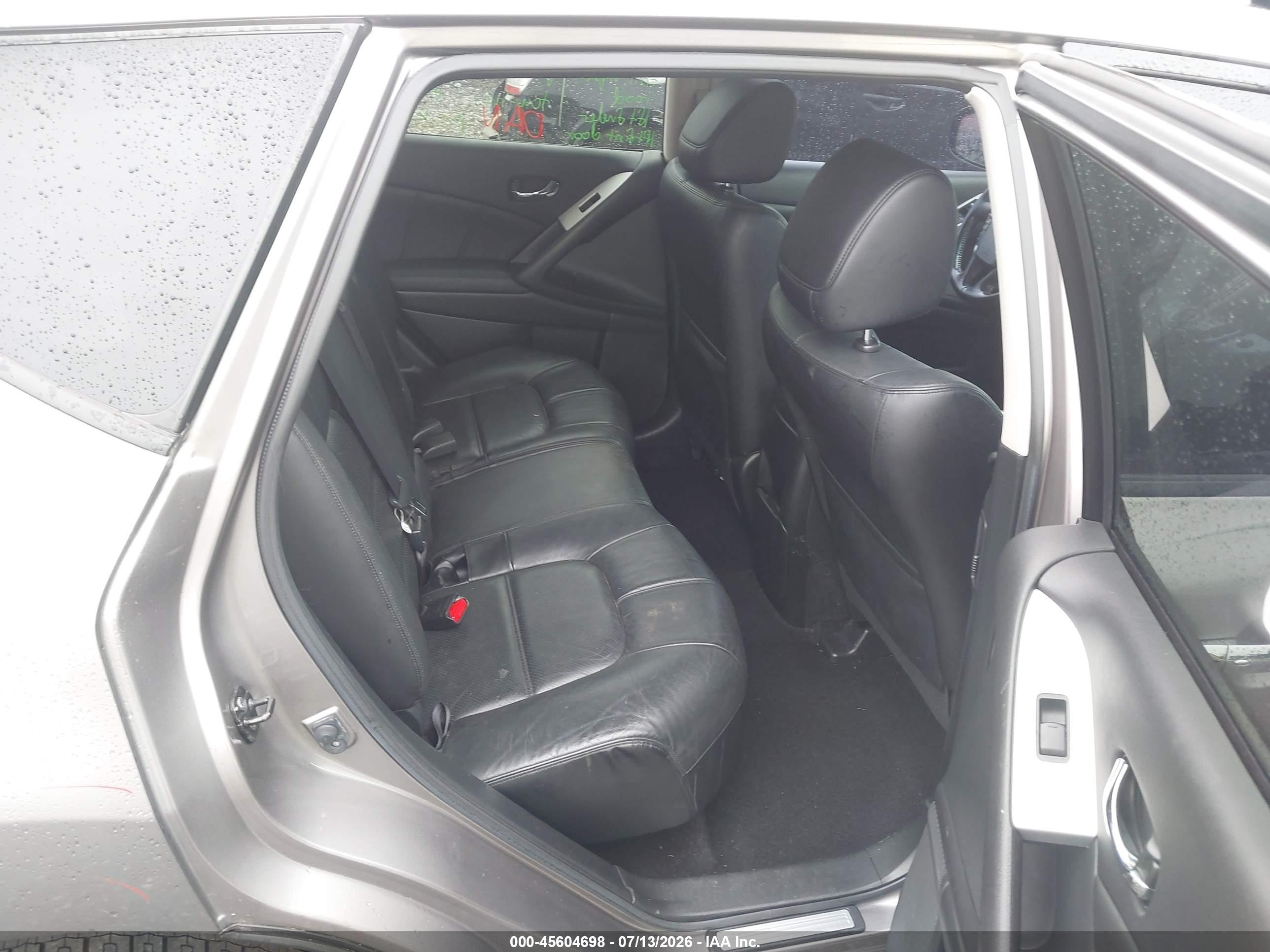 2012 Nissan Murano Sl Gray vin: JN8AZ1MU5CW106690