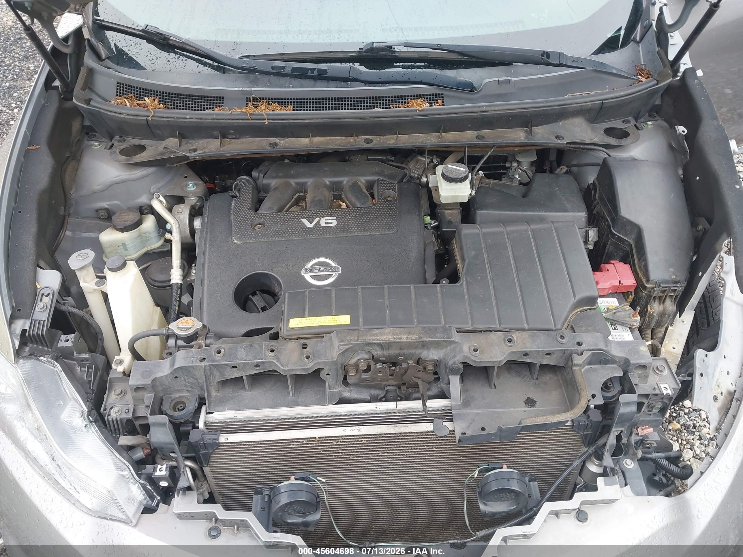2012 Nissan Murano Sl Gray vin: JN8AZ1MU5CW106690