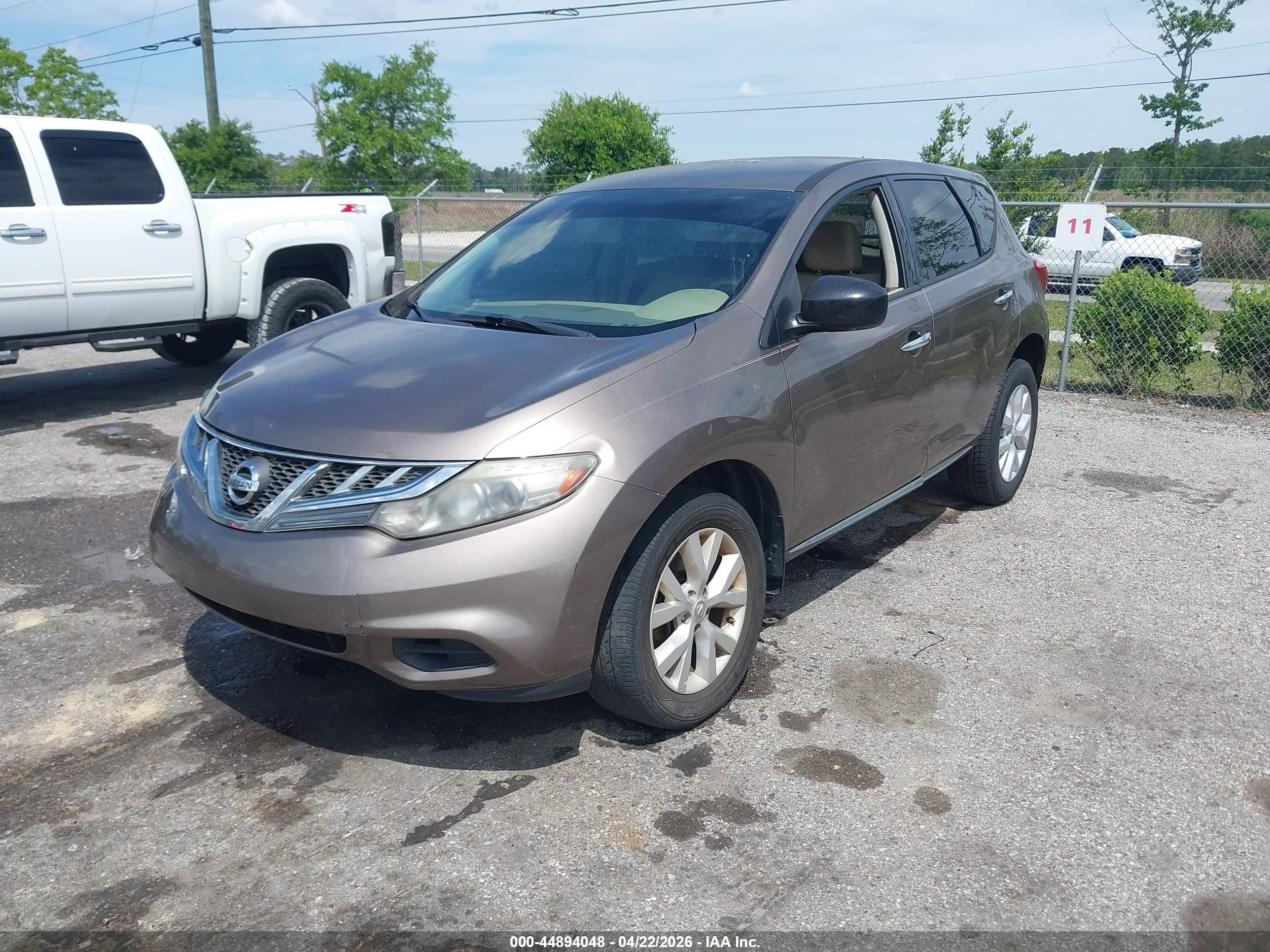 2012 Nissan Murano S Brown vin: JN8AZ1MU5CW106933