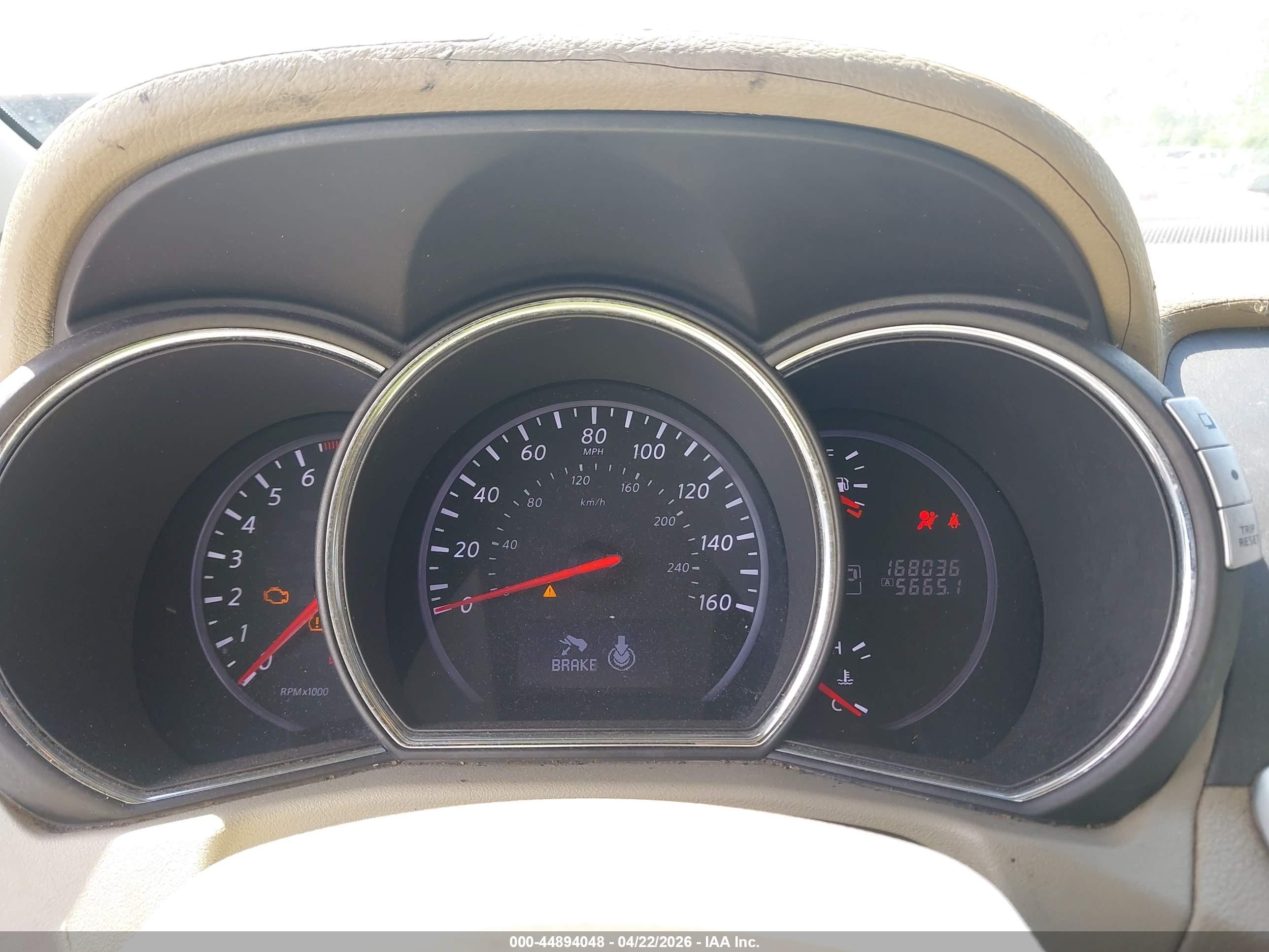 2012 Nissan Murano S Brown vin: JN8AZ1MU5CW106933