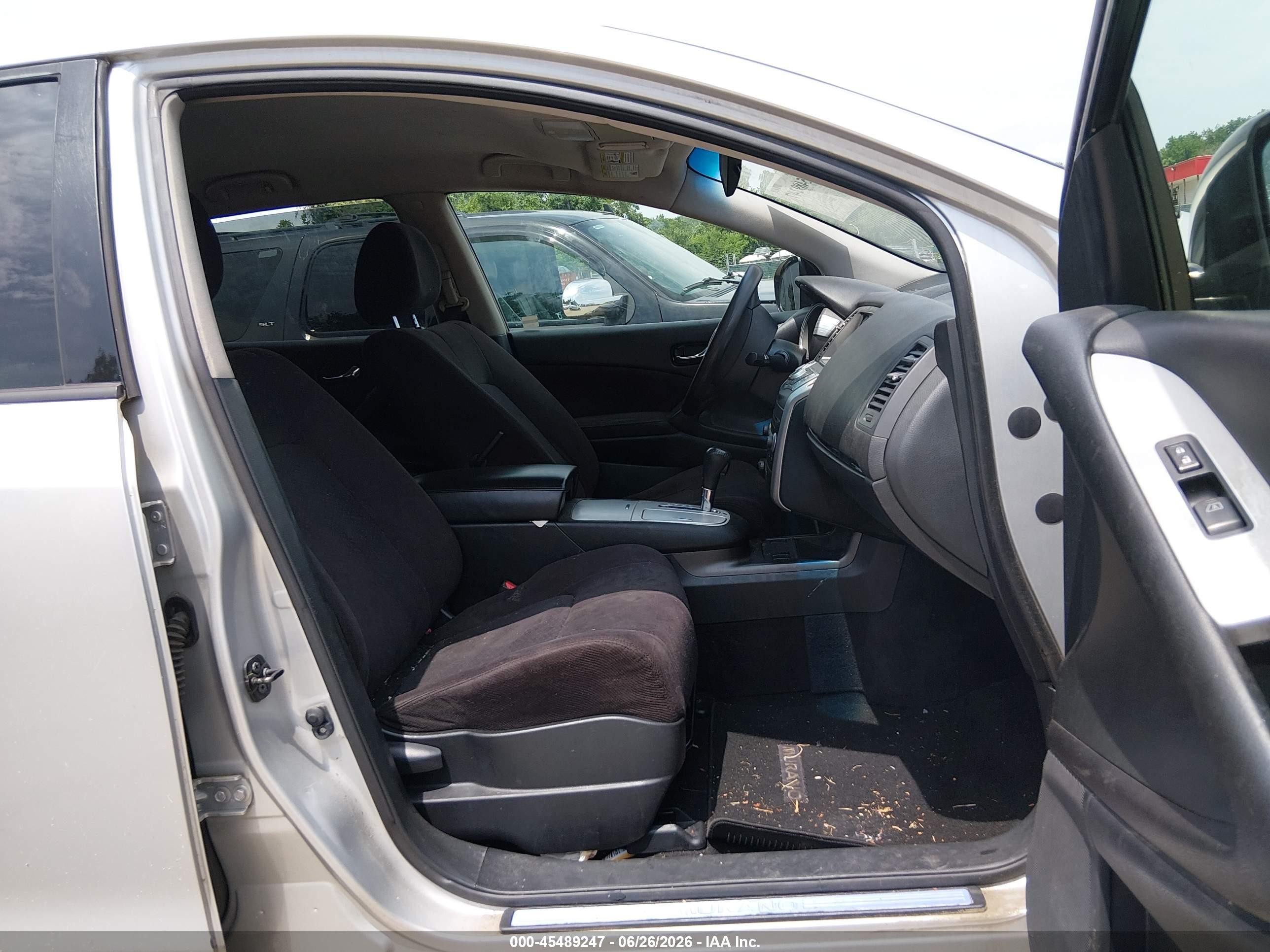 2012 Nissan Murano S Silver vin: JN8AZ1MU5CW107998